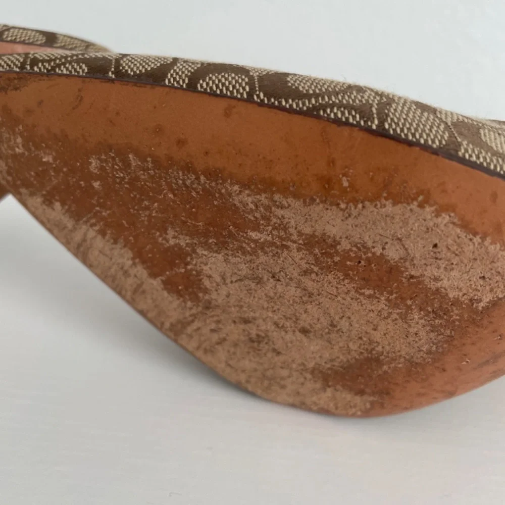 COACH Ellin Brown Signature Pointed Toe Pumps 8M/B Business Casual Workw… - Picture 5 of 6